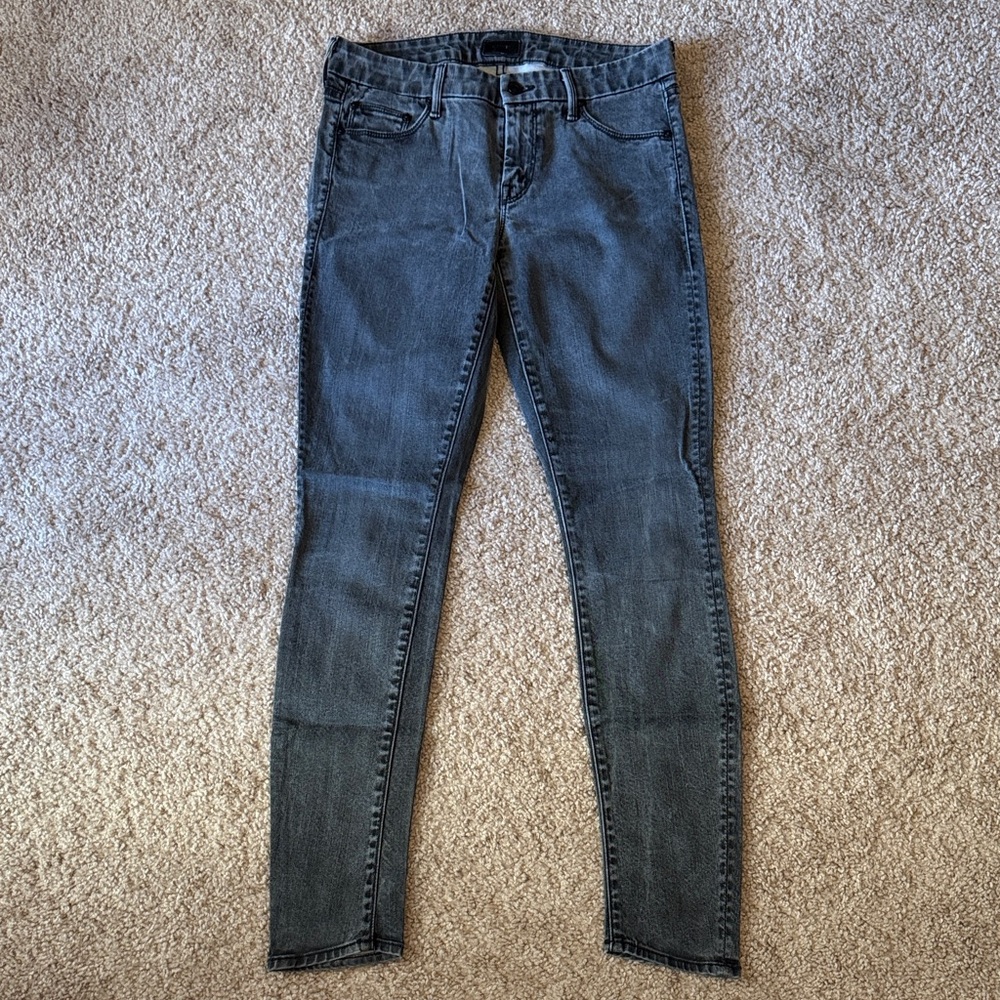 MOTHER Women's Dark Gray Skinny Jeans